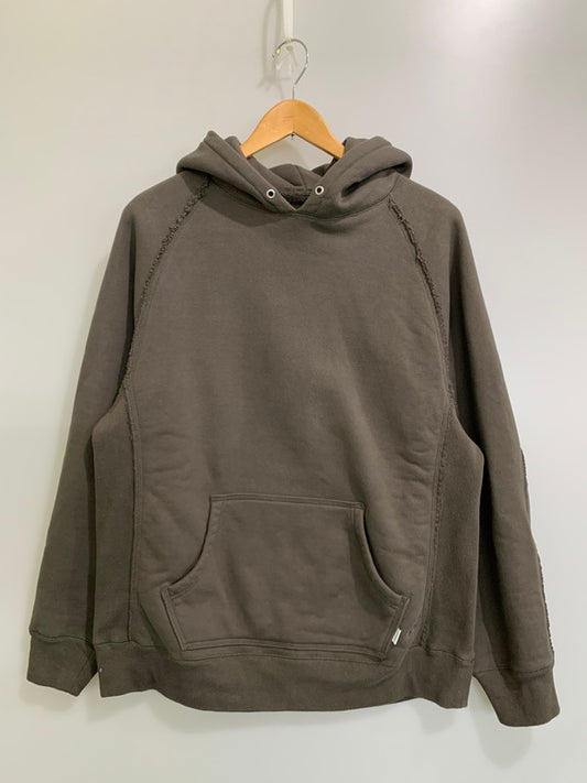 【中古品】【メンズ】 SUGARHILL シュガーヒル 22AW RAW EDGE HOODIE 22AWSW01 ローエッジフーディー トップス パーカー 140-260302-SH-17-min サイズ：2 カラー：ブラウン系 万代Net店