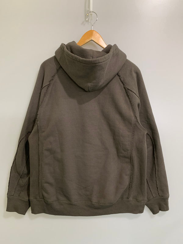 【中古品】【メンズ】 SUGARHILL シュガーヒル 22AW RAW EDGE HOODIE 22AWSW01 ローエッジフーディー トップス パーカー 140-260302-SH-17-min サイズ：2 カラー：ブラウン系 万代Net店