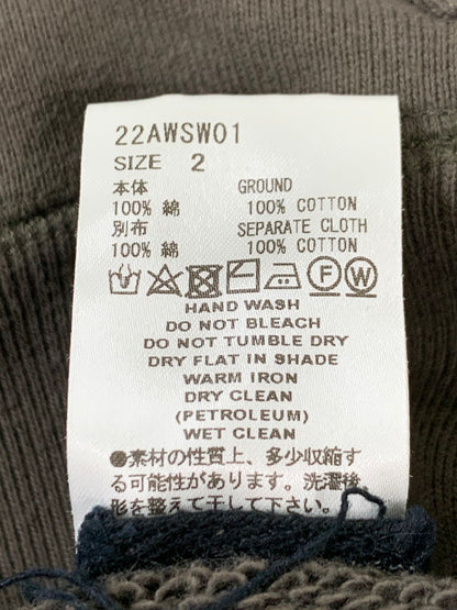 【中古品】【メンズ】 SUGARHILL シュガーヒル 22AW RAW EDGE HOODIE 22AWSW01 ローエッジフーディー トップス パーカー 140-260302-SH-17-min サイズ：2 カラー：ブラウン系 万代Net店