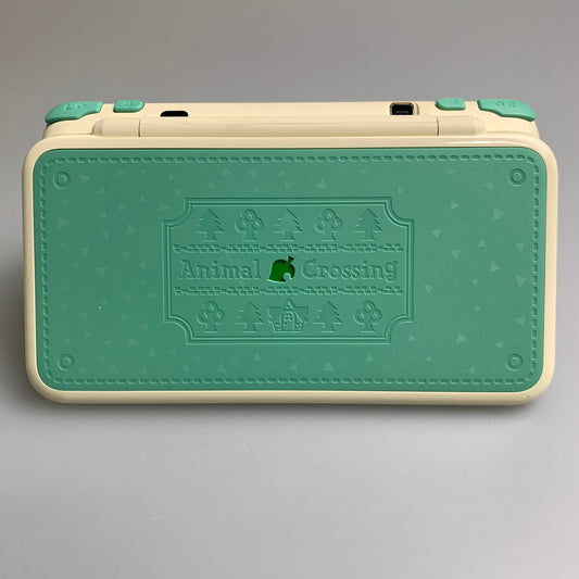 【中古品】 New2DSLL 本体 ニンテンドー2DS LL 本体 とびだせどうぶつの森 amiibo+パック仕様 任天堂 023-260308-SH-08-min 万代Net店