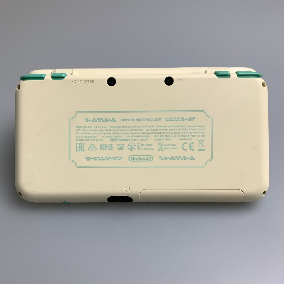 【中古品】 New2DSLL 本体 ニンテンドー2DS LL 本体 とびだせどうぶつの森 amiibo+パック仕様 任天堂 023-260308-SH-08-min 万代Net店