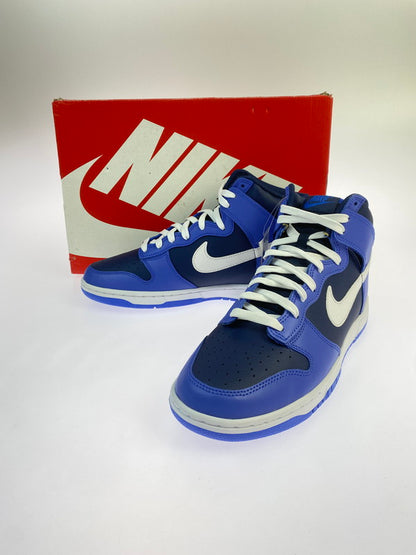 【未使用品】【メンズ】 NIKE ナイキ DUNK HIGH RETRO DJ6189-400 ダンク ハイ レトロ スニーカー 靴 160-260304-kk-01-min カラー：MEDIUM BLUE/WHITE-MIDNIGHT NAVY 万代Net店