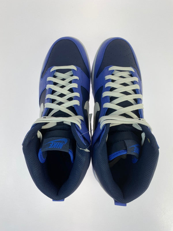 【未使用品】【メンズ】 NIKE ナイキ DUNK HIGH RETRO DJ6189-400 ダンク ハイ レトロ スニーカー 靴 160-260304-kk-01-min カラー：MEDIUM BLUE/WHITE-MIDNIGHT NAVY 万代Net店