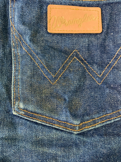 【中古品】【メンズ】 WRANGLER ラングラー 90S 936DEN DENIM PANTS 90年代 デニムパンツ ヴィンテージ メンズ ボトムス ジーパン ジーンズ 157-260723-em-33-min サイズ：29×32 カラー：インディゴ 万代Net店
