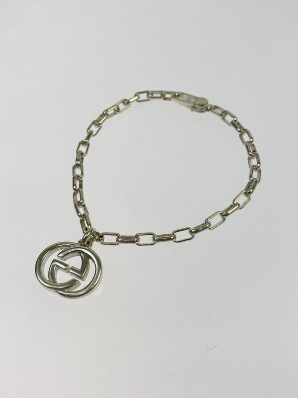 【中古品】【メンズ】 GUCCI グッチ 295711 インターロッキングG ブレスレット 182-260307-SH-16-min 万代Net店