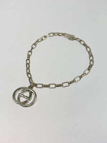 【中古品】【メンズ】 GUCCI グッチ 295711 インターロッキングG ブレスレット 182-260307-SH-16-min 万代Net店