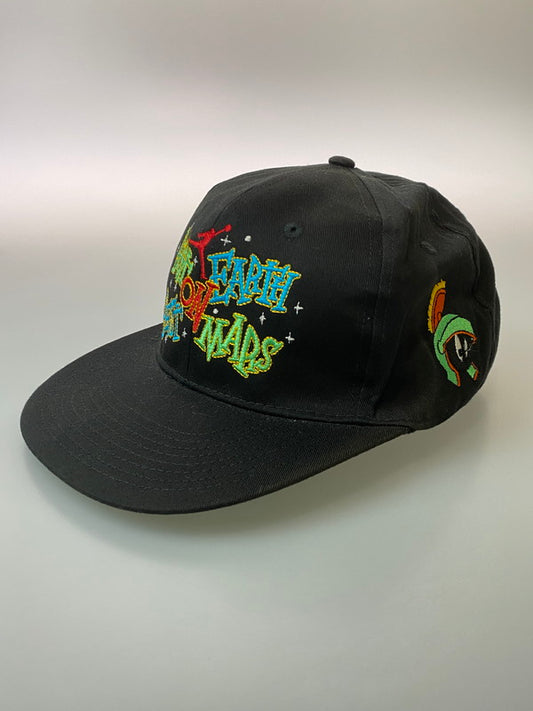 【中古美品】【メンズ】 NIKE ナイキ ×SPACE JAM スペースジャム MBC-0059 90S BEST ON EARTH BEST ON MARS CAP キャップ 帽子 185-260305-AS-42-min カラー：ブラック 万代Net店