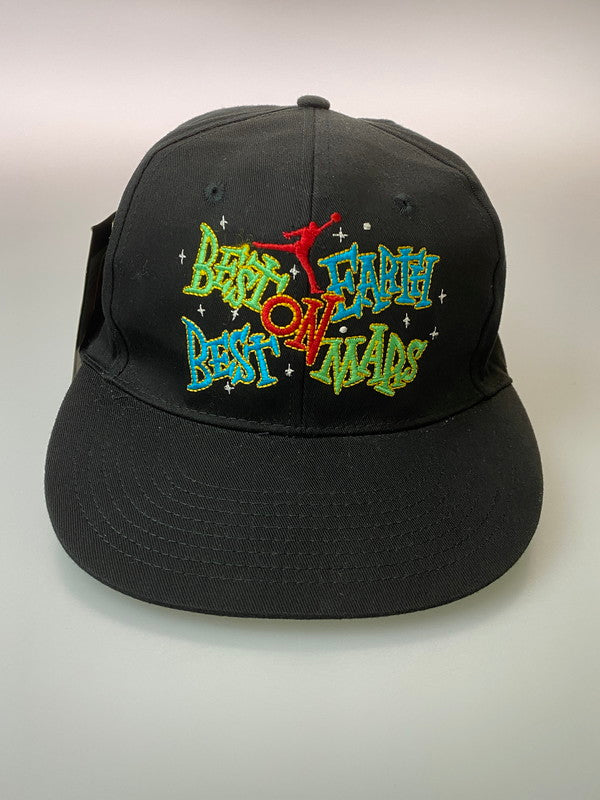 【中古美品】【メンズ】 NIKE ナイキ ×SPACE JAM スペースジャム MBC-0059 90S BEST ON EARTH BEST ON MARS CAP キャップ 帽子 185-260305-AS-42-min カラー：ブラック 万代Net店