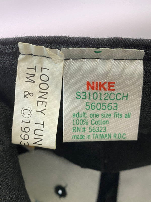 【中古美品】【メンズ】 NIKE ナイキ ×SPACE JAM スペースジャム MBC-0059 90S BEST ON EARTH BEST ON MARS CAP キャップ 帽子 185-260305-AS-42-min カラー：ブラック 万代Net店