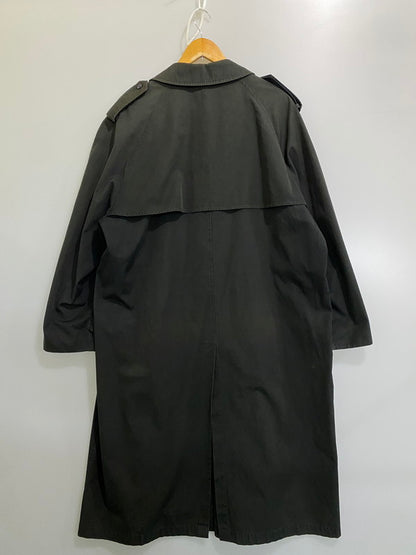 【現状渡し品】【メンズ】 LONDON FOG ロンドン フォグ 70~80S TRENCH COAT 70年代 80年代 トレンチコート アウター ヴィンテージ 146-260918-hu-32-min サイズ：44 カラー：ブラック（色あせ） 万代Net店