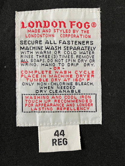 【現状渡し品】【メンズ】 LONDON FOG ロンドン フォグ 70~80S TRENCH COAT 70年代 80年代 トレンチコート アウター ヴィンテージ 146-260918-hu-32-min サイズ：44 カラー：ブラック（色あせ） 万代Net店