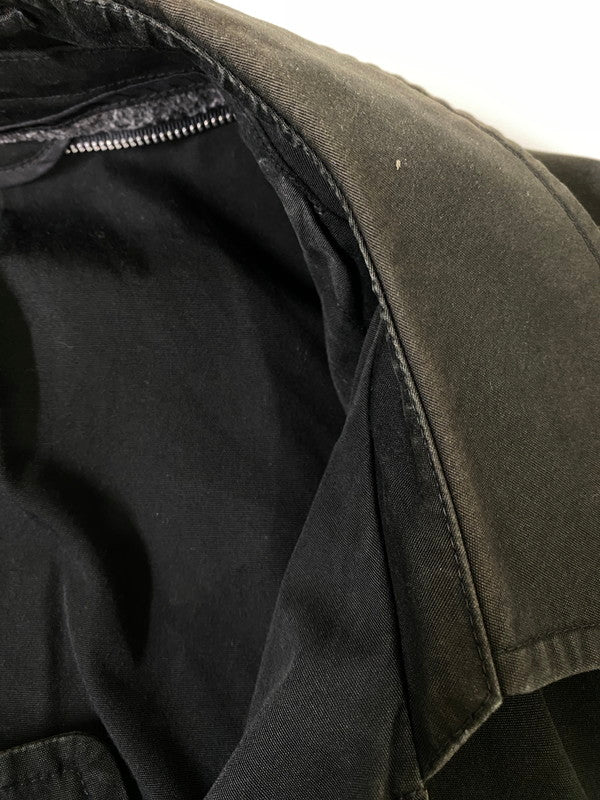 【現状渡し品】【メンズ】 LONDON FOG ロンドン フォグ 70~80S TRENCH COAT 70年代 80年代 トレンチコート アウター ヴィンテージ 146-260918-hu-32-min サイズ：44 カラー：ブラック（色あせ） 万代Net店