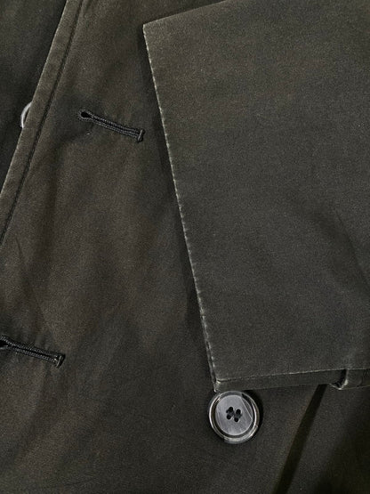 【現状渡し品】【メンズ】 LONDON FOG ロンドン フォグ 70~80S TRENCH COAT 70年代 80年代 トレンチコート アウター ヴィンテージ 146-260918-hu-32-min サイズ：44 カラー：ブラック（色あせ） 万代Net店