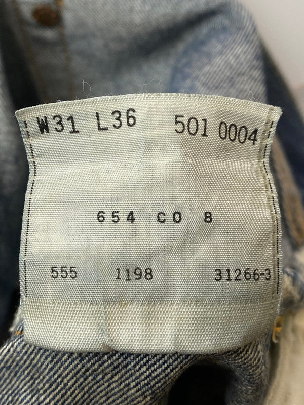 【中古品】【メンズ】 Levi's リーバイス 98年製 501XX DENIM PANT 501-0004 デニムパンツ ボトムス 157-260302-SH-29-min サイズ：W31 L36 カラー：インディゴ 万代Net店