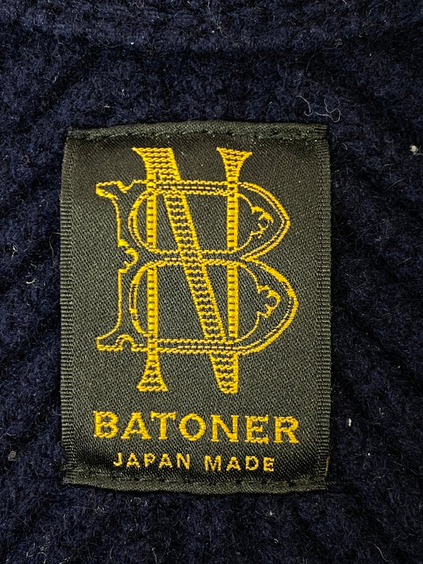 【中古品】【メンズ】 BATONER バトナー セーター ニット トップス 144-260922-hu-27-min サイズ：2 カラー：ネイビー 万代Net店