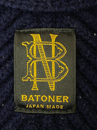 【中古品】【メンズ】 BATONER バトナー セーター ニット トップス 144-260922-hu-27-min サイズ：2 カラー：ネイビー 万代Net店