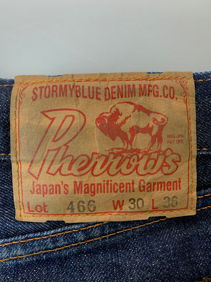 【中古品】【メンズ】 PHERROW'S フェローズ 466 DENIM PANT デニムパンツ ボトムス 156-260706-yn-12-min サイズ：W30 L36 カラー：インディゴ 万代Net店