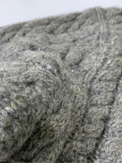 【中古品】【メンズ】 POLO RALPH LAUREN ポロ・ラルフローレン 90S HI NECKCABLE KNIT SWEATER ハイネック ケーブル ニット セーター 146-260305-As-21-min サイズ：LL カラー：グレー 万代Net店