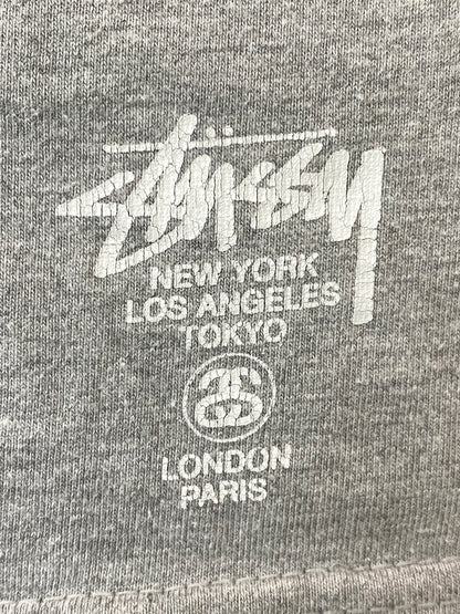【中古品】【メンズ】 STUSSY ステューシー LOS ANGELES POCKET TEE ロス エンジェルス ポケット Tシャツ トップス 142-260626-jt-17-min サイズ：M カラー：グレー 万代Net店