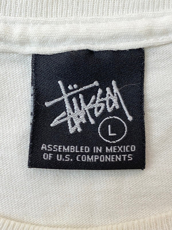 【中古品】【メンズ】 STUSSY ステューシー SUBLEVEL PRINT TEE 半袖Tシャツ ショートスリーブ 142-260305-AS-13-min サイズ：L カラー：ホワイト 万代Net店
