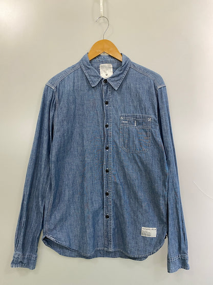 【中古品】【メンズ】 STUSSY ステューシー DENIM SHIRT SENDAI CHAPT LIMITED デニムシャツ 仙台チャプト 長袖シャツ トップス 142-260626-yn-33-min サイズ：L カラー：インディゴ 万代Net店
