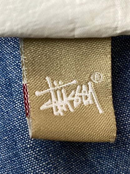 【中古品】【メンズ】 STUSSY ステューシー DENIM SHIRT SENDAI CHAPT LIMITED デニムシャツ 仙台チャプト 長袖シャツ トップス 142-260626-yn-33-min サイズ：L カラー：インディゴ 万代Net店