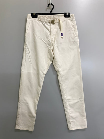 【中古品】【メンズ】 THE NORTH FACE ザ ノースフェイス PURPLE LABEL STRETCH TWILL TAPERED PANTS WHITE パープルレーベル ストレッチツイル テーパードパンツ ホワイト NT5051N メンズ 155-260702-hu-40-min サイズ：32 カラー：ホワイト 万代Net店