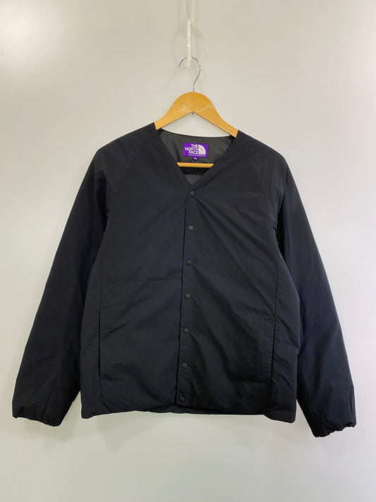 【中古品】【メンズ】 THE NORTH FACE ザ・ノースフェイス DOWN CARDIGAN ND2059N PURPLE LABEL ダウン カーディガン パープルレーベル メンズ アウター ナイロン 144-260303-em-06-min サイズ：M カラー：ダークネイビー 万代Net店