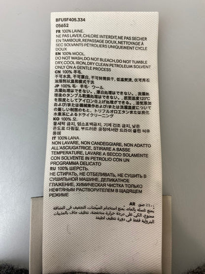 【中古品】【メンズ/レディース】 AMI PARIS アミパリス LOGO MUFFLER マフラー 187-260305-AS-55-min カラー：グレー 万代Net店