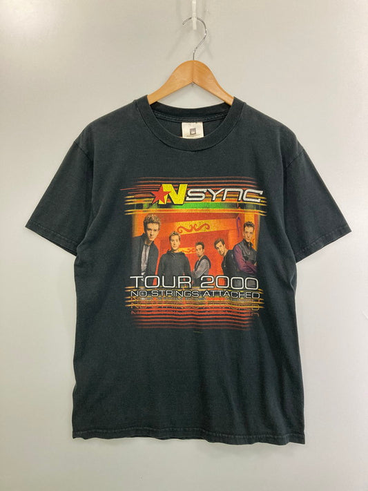 【中古品】【メンズ】 NSNYC インシンク TOUR 2000 NO STRINGS ATTACHED TEE 半袖Tシャツ ショートスリーブ 146-260305-AS-18-min サイズ：M カラー：ブラック 万代Net店