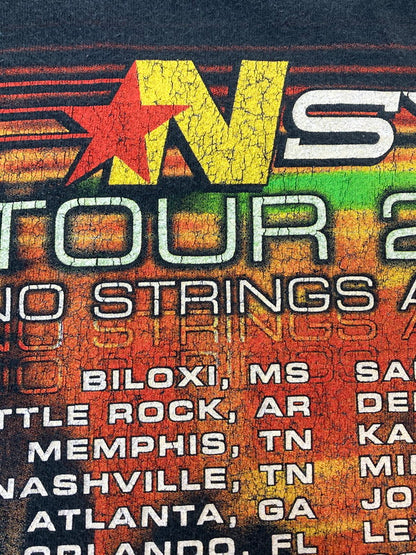 【中古品】【メンズ】 NSNYC インシンク TOUR 2000 NO STRINGS ATTACHED TEE 半袖Tシャツ ショートスリーブ 146-260305-AS-18-min サイズ：M カラー：ブラック 万代Net店