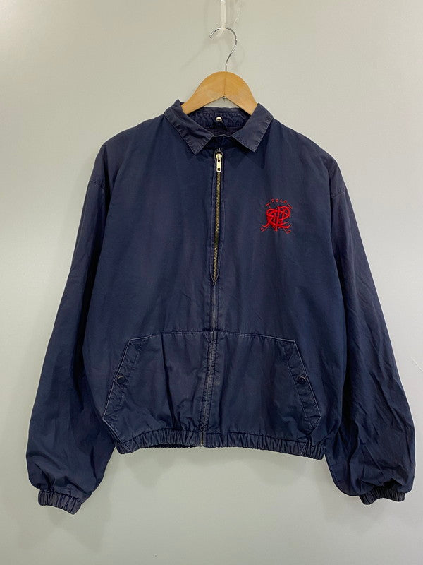 【中古品】【メンズ】 POLO RALPH LAUREN ポロ・ラルフローレン 90S SPORT JACKET スポーツジャケット ライトアウター 146-260305-AS-17-min サイズ：M カラー：ネイビー 万代Net店