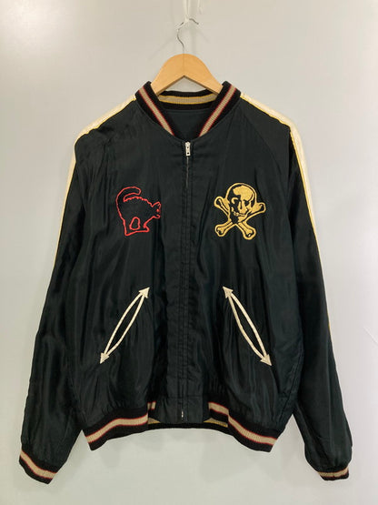 【中古品】【メンズ】 BRIAN SETZER ブライアン・セッツァー × TAILOR TOYO テーラー東洋 TT13330 SOUVENIR JACKET スーベニアジャケット 145-260314-zi-11-min サイズ：L カラー：ブラック 万代Net店