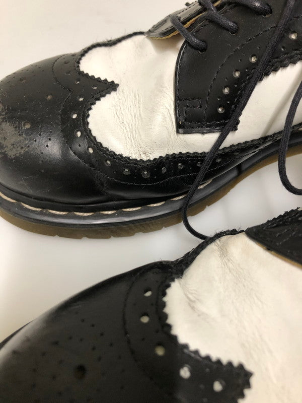 【中古品】【メンズ/レディース】 DR.MARTENS ドクターマーチン ウィングチップシューズ 165-260508-AS-115-min サイズ：UK7 カラー：ホワイト/ブラック 万代Net店