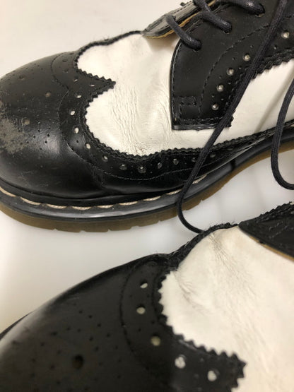 【中古品】【メンズ/レディース】 DR.MARTENS ドクターマーチン ウィングチップシューズ 165-260508-AS-115-min サイズ：UK7 カラー：ホワイト/ブラック 万代Net店