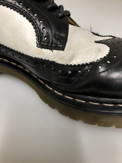 【中古品】【メンズ/レディース】 DR.MARTENS ドクターマーチン ウィングチップシューズ 165-260508-AS-115-min サイズ：UK7 カラー：ホワイト/ブラック 万代Net店