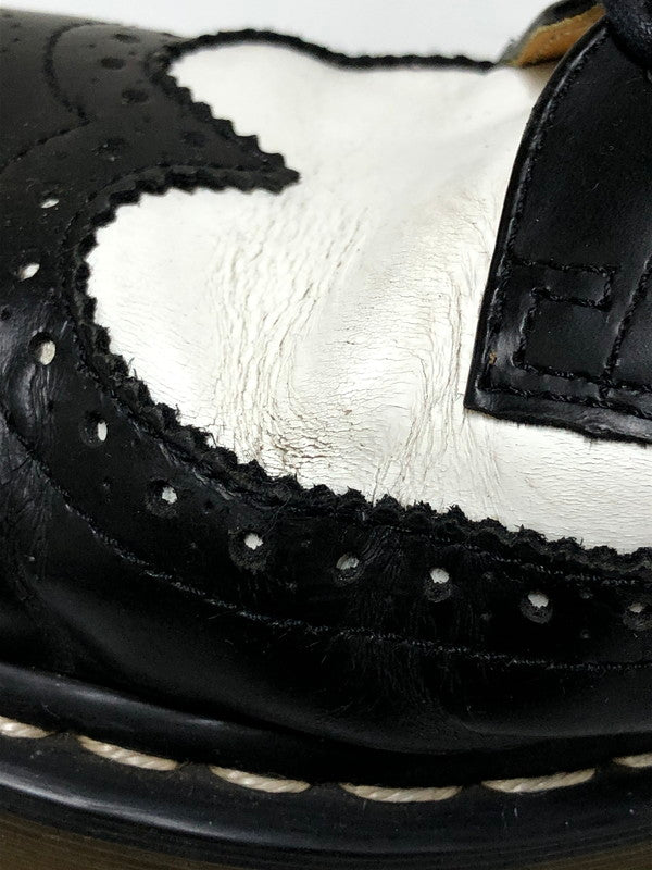 【中古品】【メンズ/レディース】 DR.MARTENS ドクターマーチン ウィングチップシューズ 165-260508-AS-115-min サイズ：UK7 カラー：ホワイト/ブラック 万代Net店