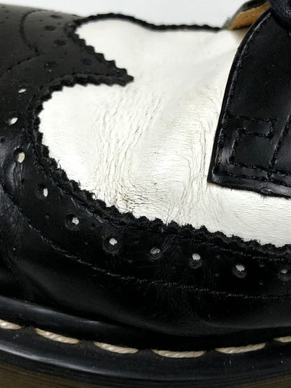 【中古品】【メンズ/レディース】 DR.MARTENS ドクターマーチン ウィングチップシューズ 165-260508-AS-115-min サイズ：UK7 カラー：ホワイト/ブラック 万代Net店