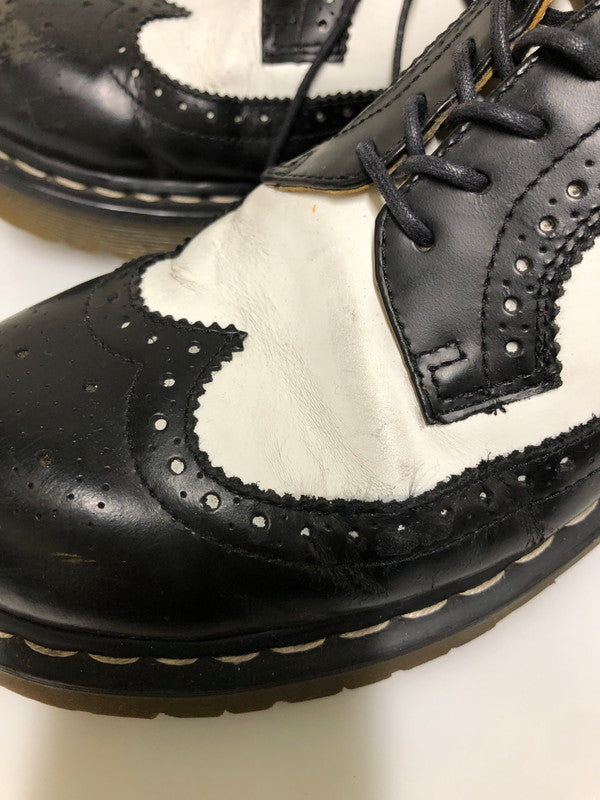 【中古品】【メンズ/レディース】 DR.MARTENS ドクターマーチン ウィングチップシューズ 165-260508-AS-115-min サイズ：UK7 カラー：ホワイト/ブラック 万代Net店