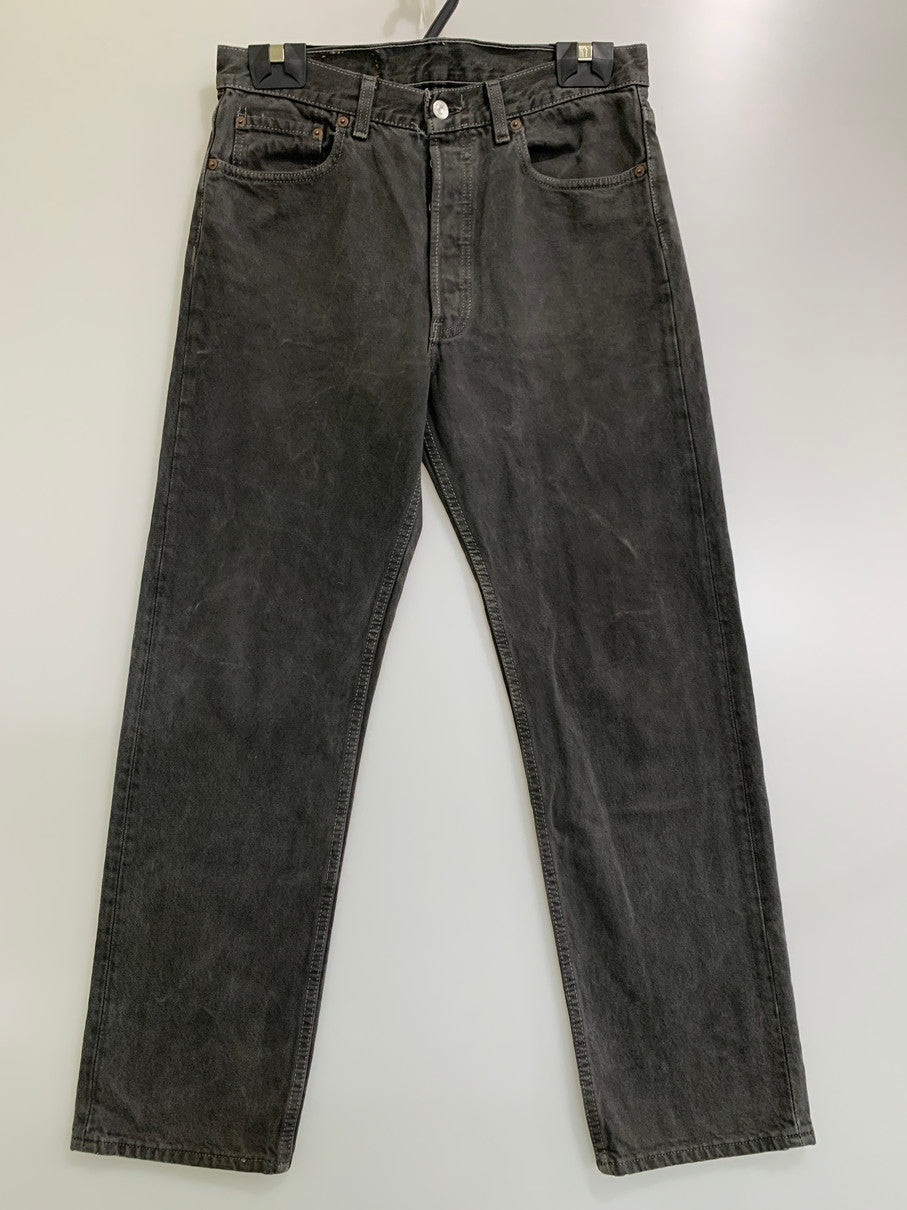 【中古品】【メンズ】 Levi's リーバイス WHITE DENIM PIECE DYEING BLACK 90S 501-0651 USA デニム パンツ メンズ 後染め ボトムス ジーンズ 157-260311-em-05-min サイズ：W31 L30 カラー：ブラック 万代Net店