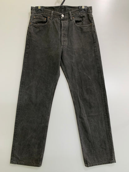 【中古品】【メンズ】 Levi's リーバイス WHITE DENIM PIECE DYEING BLACK 90S 501-0651 USA デニム パンツ メンズ 後染め ボトムス ジーンズ 157-260311-em-05-min サイズ：W31 L30 カラー：ブラック 万代Net店