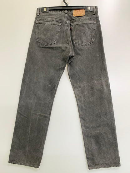【中古品】【メンズ】 Levi's リーバイス WHITE DENIM PIECE DYEING BLACK 90S 501-0651 USA デニム パンツ メンズ 後染め ボトムス ジーンズ 157-260311-em-05-min サイズ：W31 L30 カラー：ブラック 万代Net店