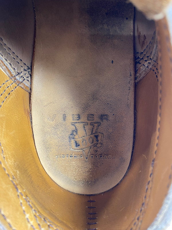【中古品】【メンズ】 VIBERG ヴィバーグ SUEDE 145 OXFORD BOOTS スエード オックスフォードブーツ 革靴 164-260304-kk-20-min カラー：TAN 万代Net店