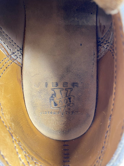 【中古品】【メンズ】 VIBERG ヴィバーグ SUEDE 145 OXFORD BOOTS スエード オックスフォードブーツ 革靴 164-260304-kk-20-min カラー：TAN 万代Net店