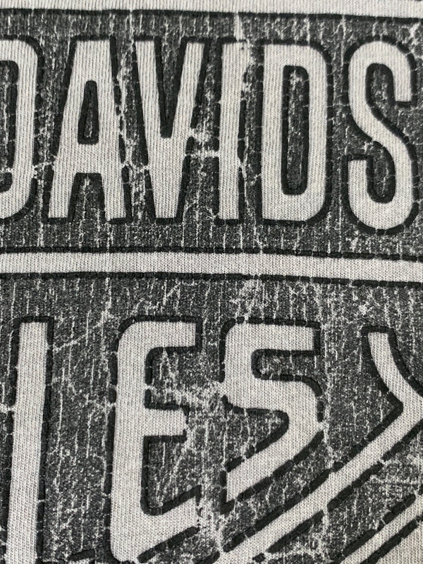 【現状渡し品】【メンズ】 HARLEY DAVIDSON ハーレーダビッドソン USA製 SS PRINT TEE 半袖Tシャツ ショートスリーブ 146-260718-AS-21-min サイズ：2XL カラー：グレー 万代Net店