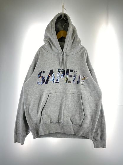 【中古品】【メンズ】 SAPEUR サプール PHOTO LOGO HOODIE プルオーバーパーカー 142-260711-AS-44-min サイズ：XL カラー：グレー 万代Net店