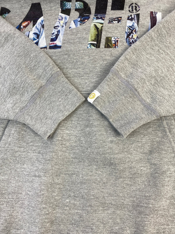 【中古品】【メンズ】 SAPEUR サプール PHOTO LOGO HOODIE プルオーバーパーカー 142-260711-AS-44-min サイズ：XL カラー：グレー 万代Net店