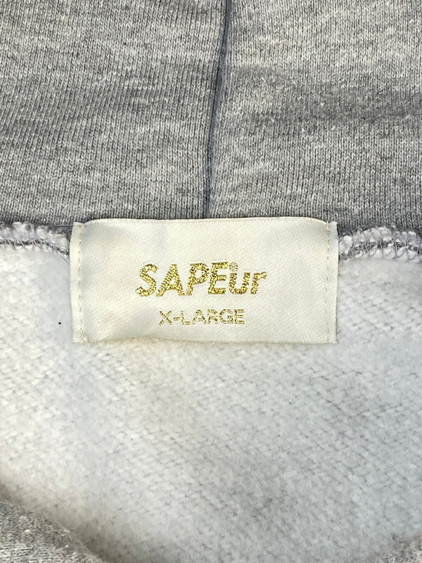 【中古品】【メンズ】 SAPEUR サプール PHOTO LOGO HOODIE プルオーバーパーカー 142-260711-AS-44-min サイズ：XL カラー：グレー 万代Net店
