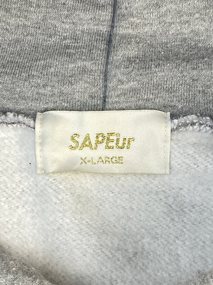【中古品】【メンズ】 SAPEUR サプール PHOTO LOGO HOODIE プルオーバーパーカー 142-260711-AS-44-min サイズ：XL カラー：グレー 万代Net店