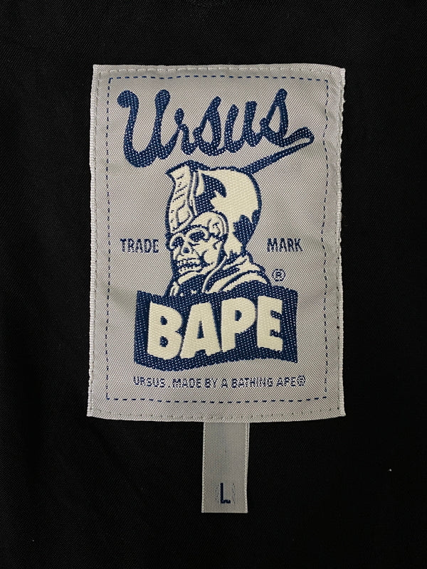 【中古品】【メンズ】 A BATHING ア ベイシング エイプ APE URSUS BAPE アーサス ベイプ NYLON ZIP JACKET NAVY メンズ ライトアウター 142-260630-hu-13-min サイズ：L カラー：ネイビー 万代Net店